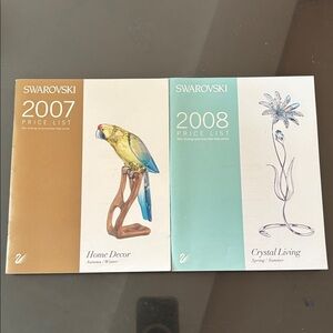 Swarovski home decor catalog 2007-2008 Price List Booklets